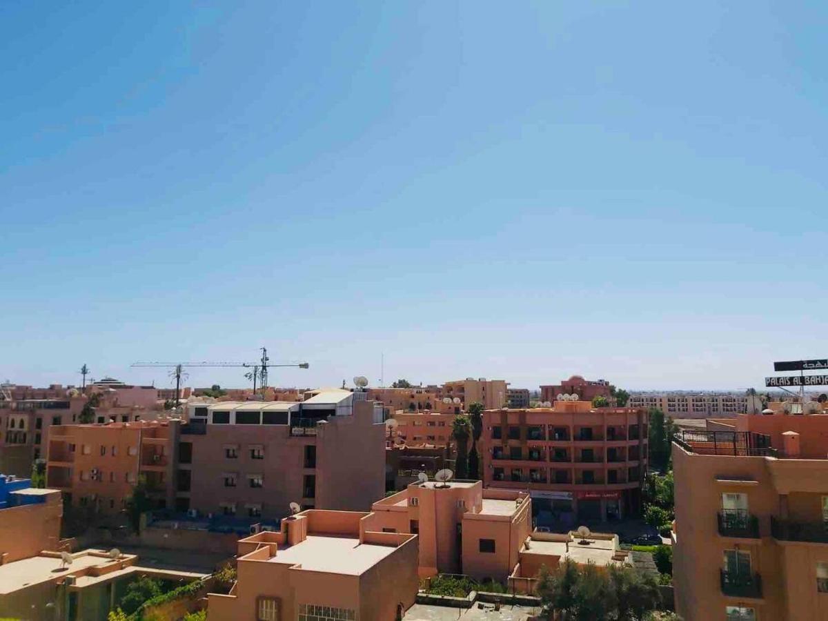 Luxueux Appartement Entre Gueliz Et L'Hivernage Avec Wifi Marrakesh Exteriör bild