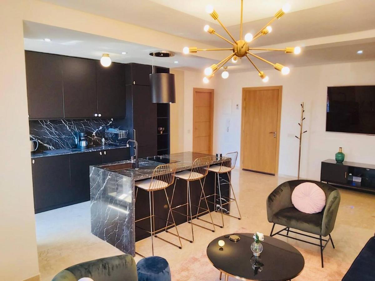 Luxueux Appartement Entre Gueliz Et L'Hivernage Avec Wifi Marrakesh Exteriör bild